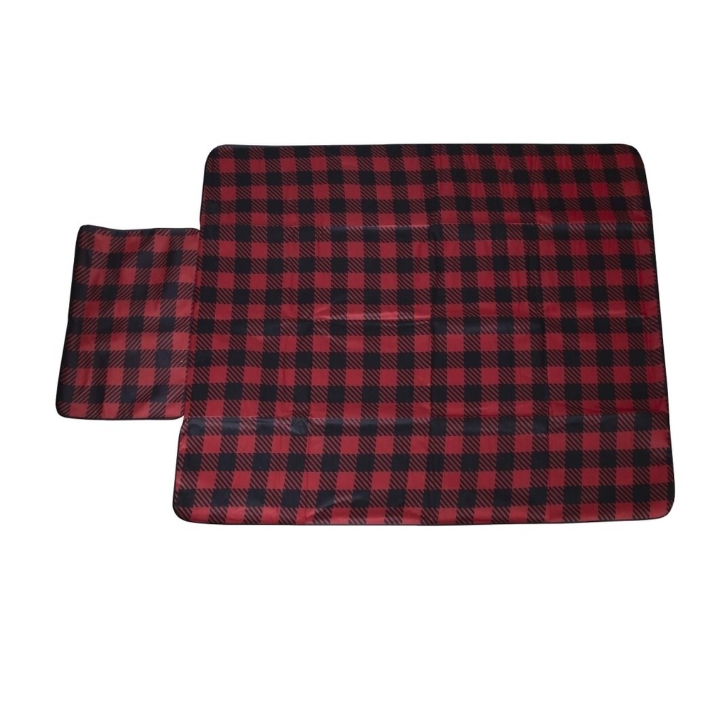 Hammer + Axe  Water Resistant  Padded Mat, Zip Up Travel Blanket 4.5 x‎ 5.5 foot